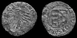W 1662 Magyarország 1 denár ÉH # 475.t 1444 I. Ulászló
