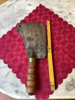 Nagy méretű nehéz hentes bárd 35 cm.