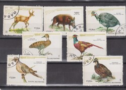 Kuba 1970  bélyegsor - Vadon élő állatok
