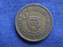 Libanon 5 Piastres 1955