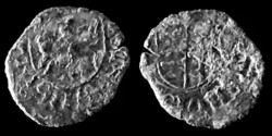 W 1675 Magyarország 1 denár ÉH # 472 1442-1443 I. Ulászló