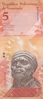 5 Bolivares 2013  Venezuela    A képen látható Szép Új állapotban