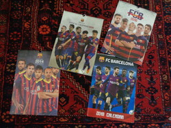 FC BARCELONA futball hivatalos szurkolói falinaptár - plakát  43 x 30 cm szép