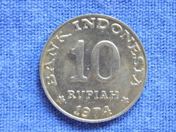 Indonézia 10 Rúpia 1974 FAO - Nemzeti Megtakarítási Program