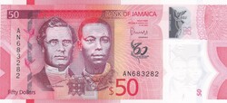 50  Dollár  2022   Jamaica  A képen látható  Szép Új  állapotban