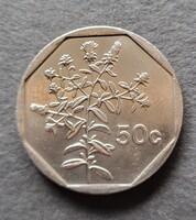 Málta 50 cent 2001 (ZU205)
