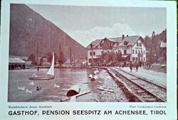 Tirol – Achensee Seespitz Hotel & Pension antik reklám képeslap