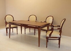 Modern 6 személyes  étkezőasztal  [C-45 ]  Raktárról elérhető termék!