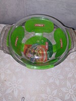 Pyrex jénai tál, tetővel