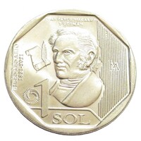 Peru,1 sol 2020 - Építészek - Juan Pablo Vizcardo y Guzmán aUNC+ nikkel