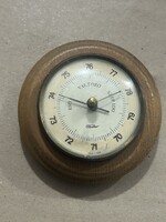 Antik / Retro Fischer fali barométer (NDK, magyar számlapos, 10 cm)