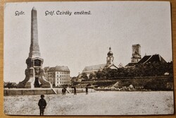 Győr-Moson-Sopron vármegye képeslapjai. Győr, Cziráky eml., ca. 1918