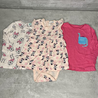 Disney Minnie rózsaszín body, felső, Fred&Flo pink felső szett 92