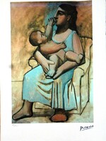 Picasso Anya gyermekével