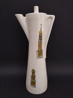 Vintage Anton Riemerschmid "Zaren Kaffee" német porcelán kancsó