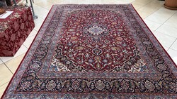 4364 MESESZÉP Iráni Kashan Kézi  Gyapjú Perzsa Szőnyeg 220X310CM