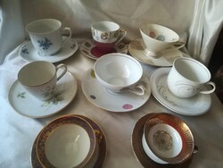 Porcelán kávés, mokkás,teás csészék