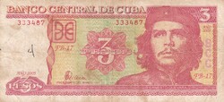 3  Peso  2005   Kuba  A képen látható állapotban