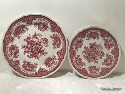 2 db - VILLEROY & BOCH - PORCELÁN - TÁNYÉR -  24 cm - 20 cm - HIBÁTLAN
