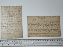-AX770- 2db Szibéria Vlagyivosztok hadifogoly tábori levél 1919 japán posta cenzúra Budapest Szolnok