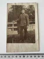 -AX765- Gas Attack Survivor Photo, Field Postcard Szeged Cluj 1918, Gas Poisoning WWI