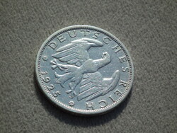 Németország, weimari ezüst 1 Márka (1 Reichsmark), 1925 J