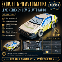 Szovjet NPO Avtomatiki lendkerekes lemez játékautó – СССР, 1988–1991, működő