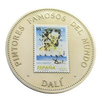 Egyenlítői-Guinea,1000 francs 1994 PP - Világhírű festők - Salvador Dali aUNC+ nikkel