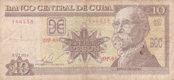 10  Peso  2014  Kuba  A képen látható állapotban