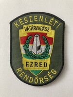 Rendőrségi tépőzáras karjelvény karjelzés  felvarró