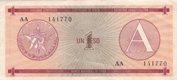 1  Peso   Kuba  A képen látható állapotban