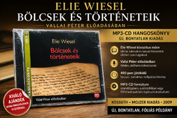 Elie Wiesel: Bölcsek és történeteik – Vallai Péter MP3 CD hangoskönyv, bontatlan
