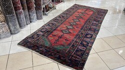 4448 KÜLÖNLEGES Török Dushma kézi gyapjú perzsa szőnyeg 145X340CM
