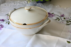 Eladó MZ Altrohlau (Moritz Zdekauer) fedeles porcelán levesestál