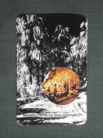 Kártyanaptár,Borsod Tours,Miskolc,Miskolctapolca barlangfürdő, 1978   (8)