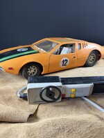 Piko Mangusta távirányítos auto az 1970-es évekből fellelt állapotban