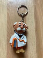 Orvos figura - kulcstartó