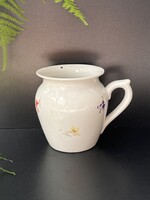 Antik Drasche Porcelán Aludttejes Csupor Apró Színes Vadvirág Mintával