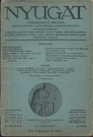 Folyóirat. Nyugat. 1918. Karácsony. Kaffka Margit-emlékszám.
