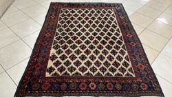4291 LEÁRAZÁS Iráni Baluchistani yamud kézi gyapjú perzsa szőnyeg 150X210CM