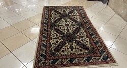 4173 KÜLÖNLEGES Afgán Kazak kézi gyapjú perzsa szőnyeg 125X235CM