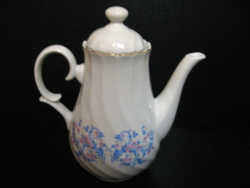 Retro Shabby chic teás, kávés kanna , bolgár Kitka porcelán