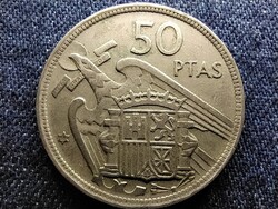 Spanyolország Francisco Franco (1936-1975) 50 Peseta 1957 1958