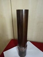 Bronz váza, iparművész alkotás, magassága 35 cm. Jókai