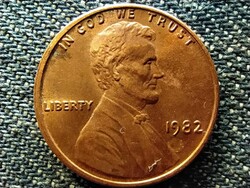 USA Lincoln Emlékmű 1 Cent 1982