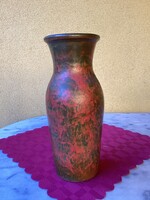 Mihály Béla retro kerámia váza 29 cm.