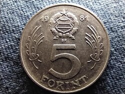 Népköztársaság (1949-1989) 5 Forint 1981 BP
