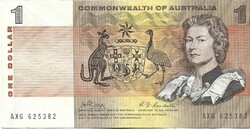 1 dollár 1969 Commonwealth of Ausztrália J.G. Phillips és R.J. Randall Erzsébet királynő