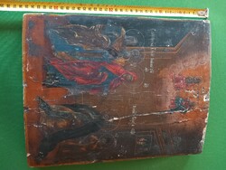 NAGY MÉRETÜ ANTIK IKON