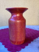 MIHÁLY BÉLA retro kerámia váza 20 cm.
